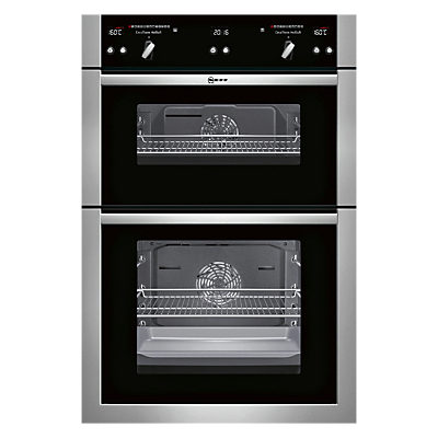 Neff U16E74N5GB Built-In Double Oven, Stainless Steel Neff U16E74N5GB Built-In Double Oven, Stainless Steel